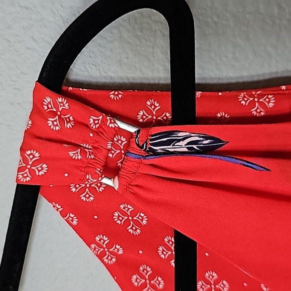 Maurices XXL Tomato Girl Summer mixed pattern floral sleeveless dress - Picture 5 of 9